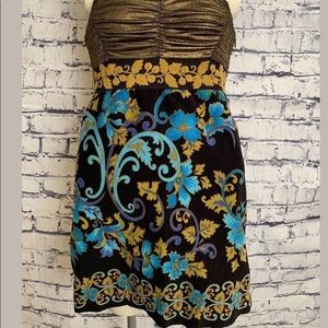 ⬇️Free People Feel Good velvet gold stretch  FINAL